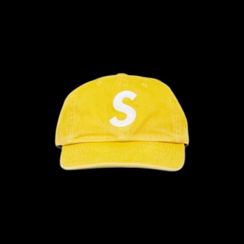 Supreme Pigment Print S Logo 6-Panel 'Yellow'