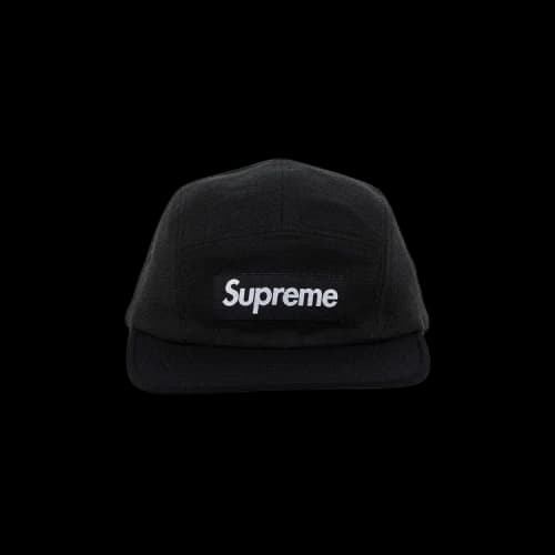 Supreme 2-Tone Camp Cap 'Black'