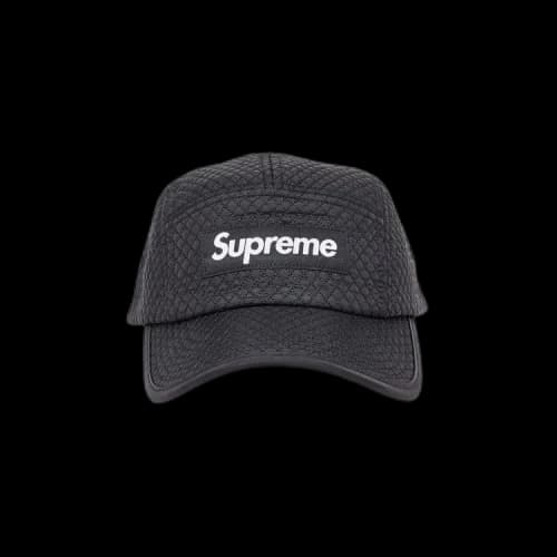 Supreme Micro Quilted Camp Cap 'Black'