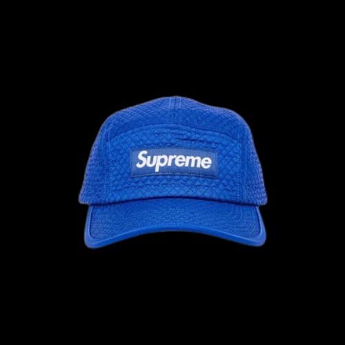 Supreme Micro Quilted Camp Cap 'Royal'