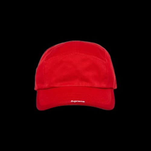 Supreme Visor Logo Camp Cap 'Red'