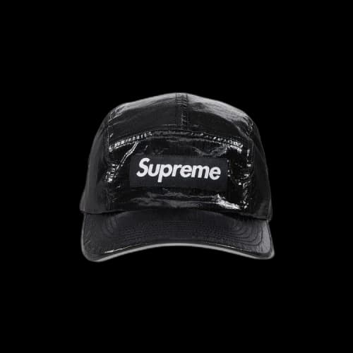 Supreme Gloss Ripstop Camp Cap 'Black'