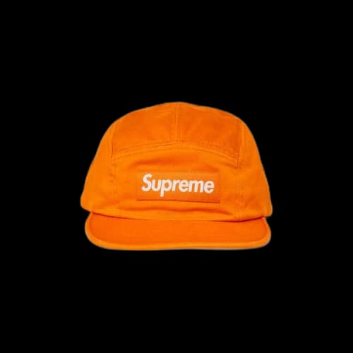Supreme Washed Chino Twill Camp Cap 'Light Orange'
