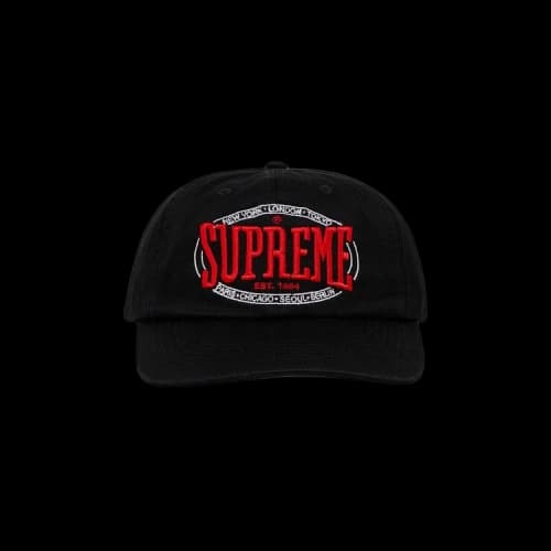 Supreme Warm Up 6-Panel 'Black'