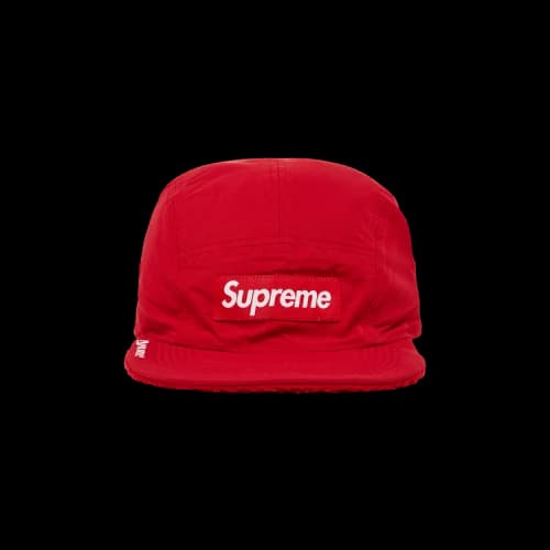 Supreme Polartec Shearling Reversible Camp Cap 'Red'