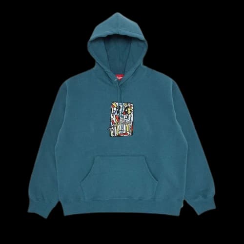 Supreme Neil Blender Mosaic Hooded Sweatshirt 'Slate'