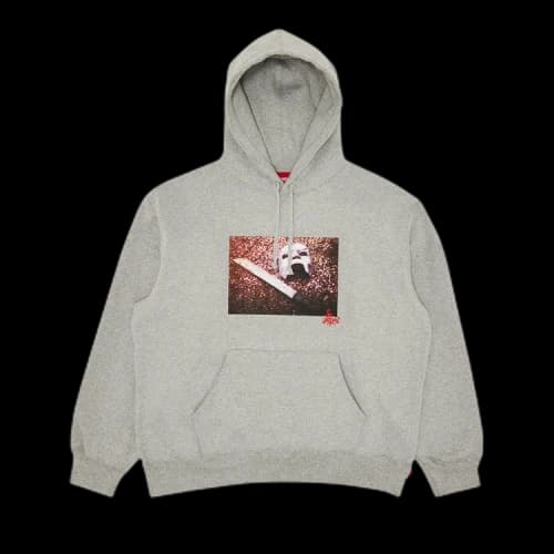 Supreme MF DOOM Hooded Sweatshirt 'Heather Grey'