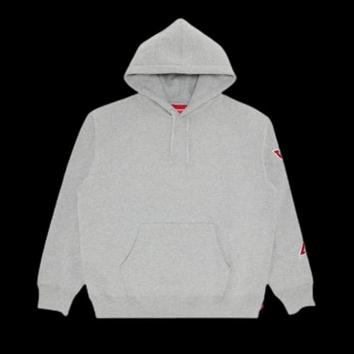 Supreme Sleeve Arc Hooded Sweatshirt 'Heather Grey'