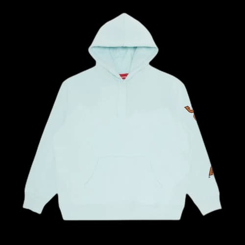 Supreme Sleeve Arc Hooded Sweatshirt 'Pale Blue'