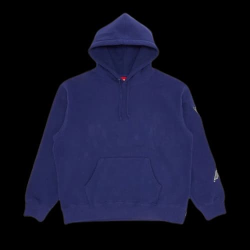 Supreme Sleeve Arc Hooded Sweatshirt 'Washed Navy'