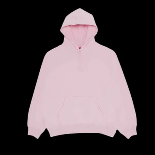 Supreme Satin Appliqu� Hooded Sweatshirt 'Light Pink'
