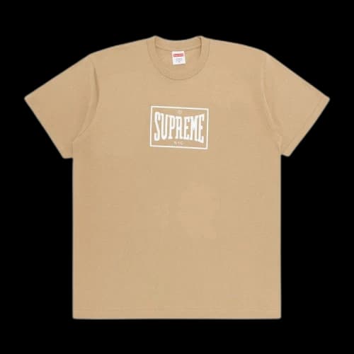 Supreme Warm Up Tee 'Khaki'