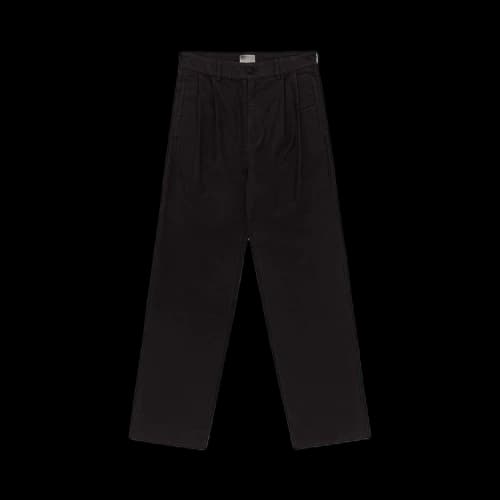 Aimé Leon Dore Garment Dyed Double Pleated Pant 'Jet Black'