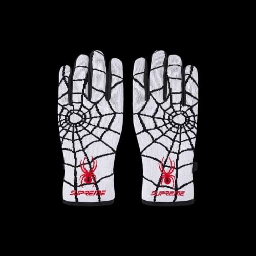 Supreme x Spyder Gloves 'White'