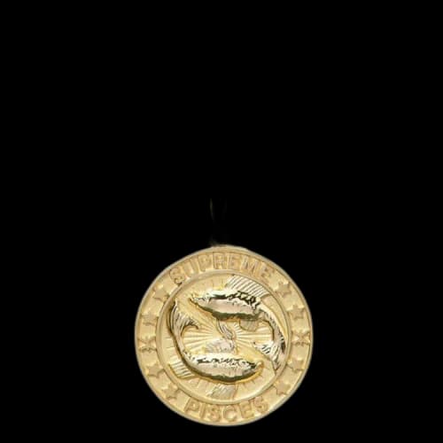 Supreme x Jacob&Co 14K Gold Zodiac Pendant 'Gold - Pisces'