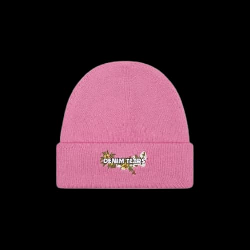 Denim Tears Floral Beanie 'Pink'