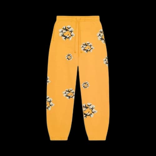 Denim Tears x Cactus Plant Flea Market Cactus Tears Wreath Sweatpants 'Yellow'