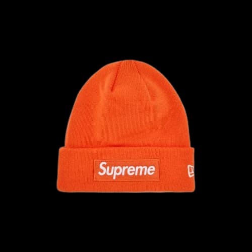 Supreme x New Era Box Logo Beanie 'Dark Orange'