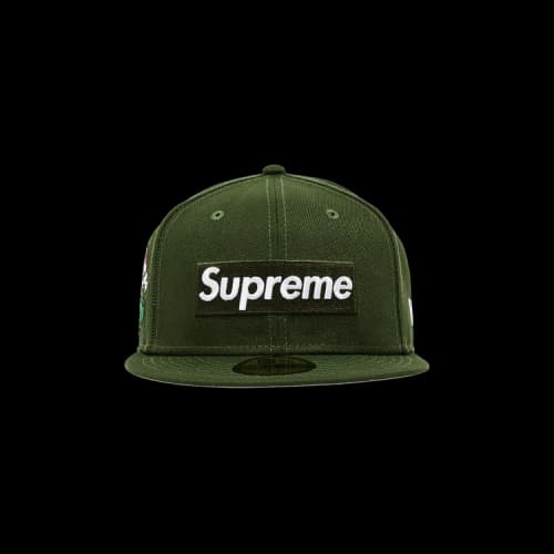 Supreme Grinch Box Logo New Era 'Dark Olive'
