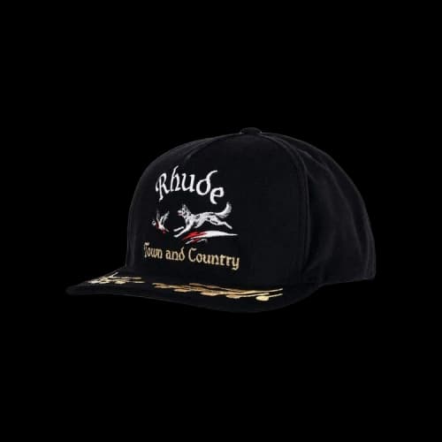 Rhude Wine Country Souvenir Hat 'Black'