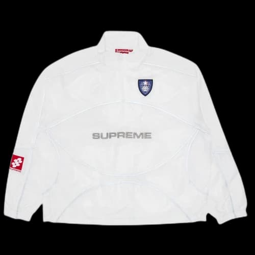 Supreme Reflective Piping Pullover 'White'