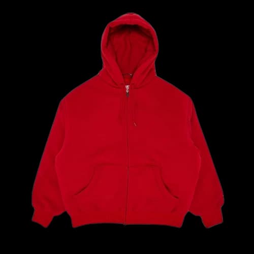 Supreme x The North Face Down Filled Zip Up Hooded Sweatshirt 'Red'