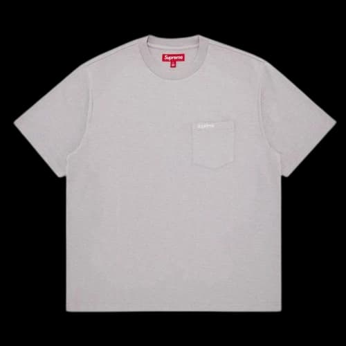 Supreme Short-Sleeve Pocket Tee 'Grey'