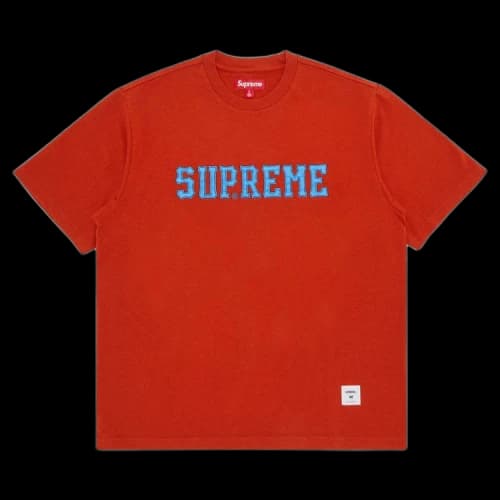 Supreme Twill Appliqué Short-Sleeve Top 'Orange'