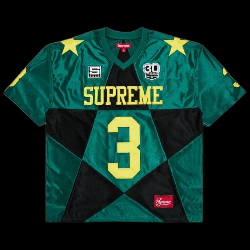Supreme Star Football Jersey 'Dark Green'