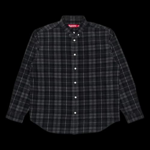 Supreme Plaid Flannel Shirt 'Black'
