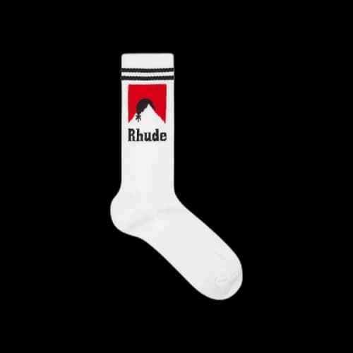 Rhude Moonlight Sock 'White/Black/Red'