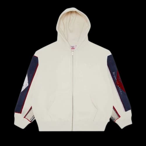 Supreme x Martine Rose Towel Zip Up Hooded Sweatshirt 'White'