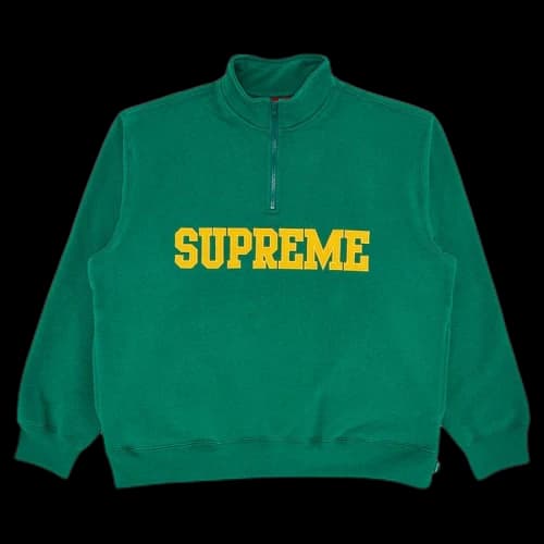 Supreme Collegiate Half Zip Pullover 'Light Pine'