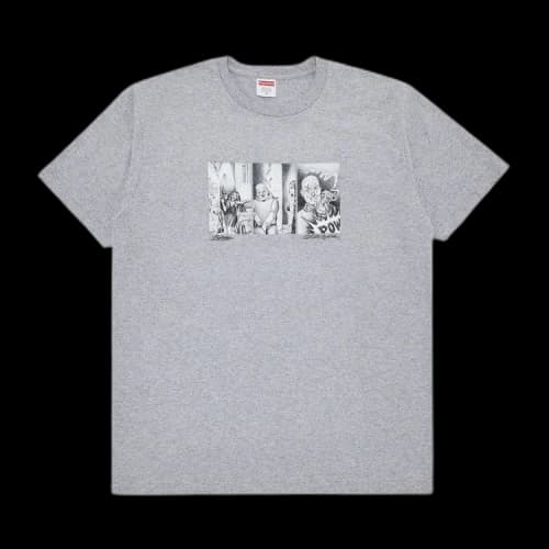 Supreme Mister Cartoon Pow Tee 'Heather Grey'