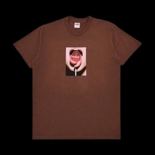 Supreme Lollipop Tee 'Brown'