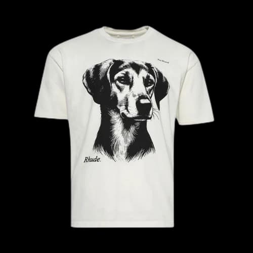 Rhude Fox Hound Tee 'Vintage White'