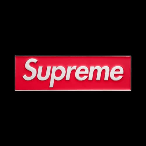 Supreme Box Logo Car Emblem 'Red'