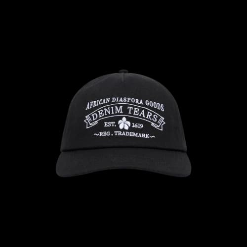 Denim Tears ADG Stamp Cap 'Black'