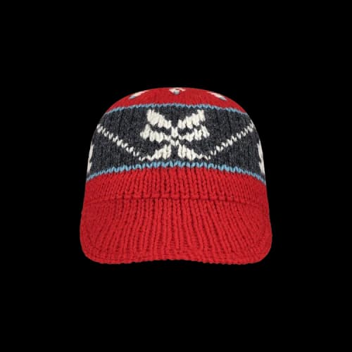 Aimé Leon Dore Hand Knit Heritage Cap 'Equestrian Red'