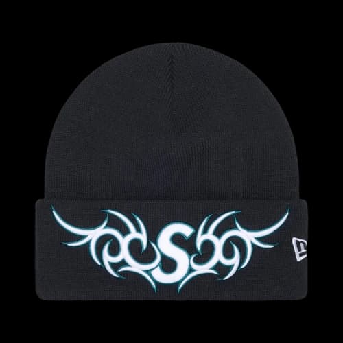 Supreme New Era Tribal S Logo Beanie 'Navy'