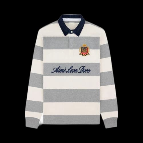 Aimé Leon Dore Striped Heritage Rugby 'Pristine'