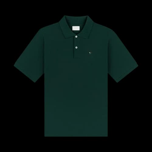 Aimé Leon Dore Crest Piqué Polo 'Pine Grove'