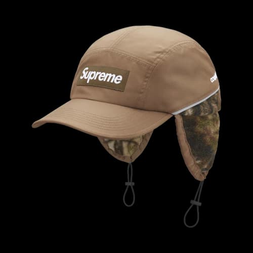 Supreme Polartec Lined Packable Earflap Camp Cap 'Khaki'