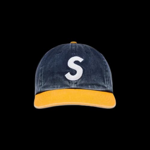 Supreme Pigment Coated 2-Tone S Logo 6-Panel 'Navy'