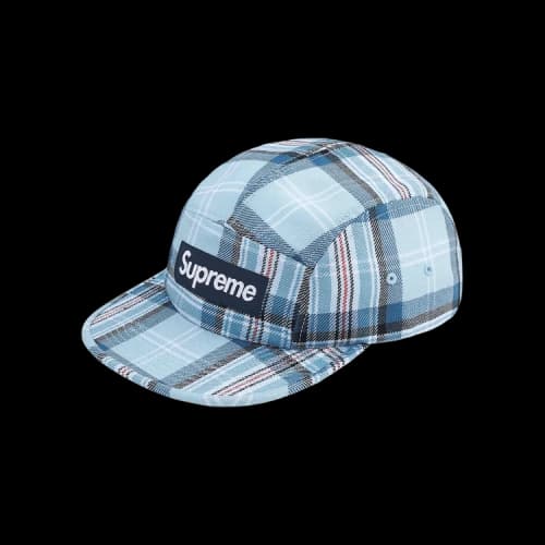 Supreme Lochcarron Camp Cap 'Light Blue'