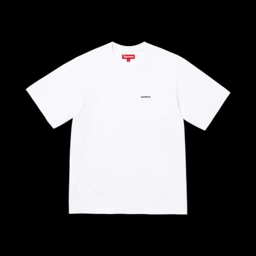 Supreme Short-Sleeve Pocket Tee 'White'