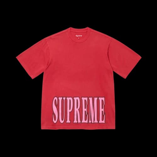 Supreme Cracked Stretch Short-Sleeve Top 'Red'