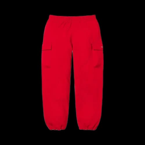 Supreme Small Box Cargo Sweatpant 'Red'