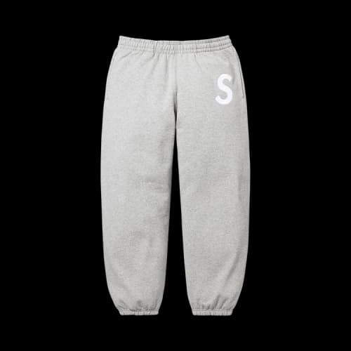 Supreme S Logo Sweatpant 'Heather Grey'