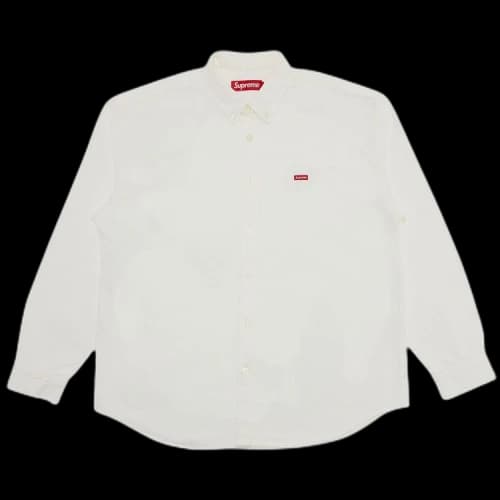 Supreme Small Box Denim Shirt 'White'